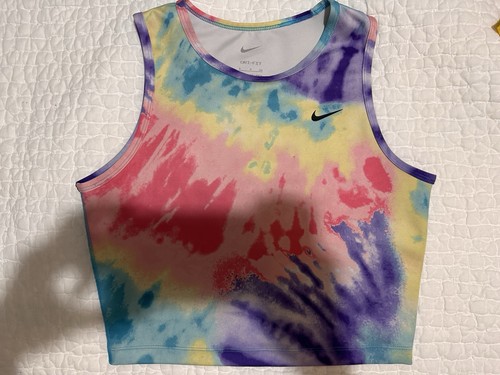 Nike rainbow crop tank top - rainbow,